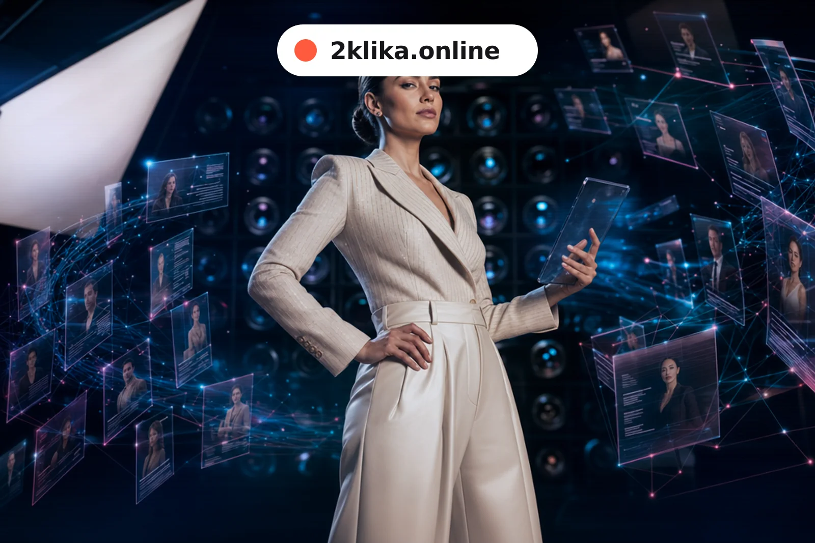 Пример AI-портрета, созданного с помощью нейросети для работы с фотографиями
